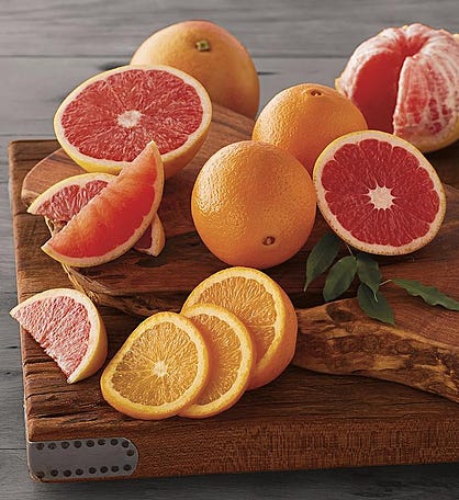 Oranges and Grapefruit                          